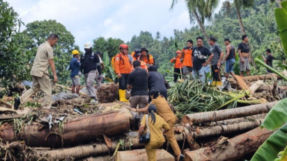 Pencarian Korban Banjir Bandang di Pulau Siau Terkendala Hujan dan Angin, Korban Jiwa Bertambah Jadi 17 Orang