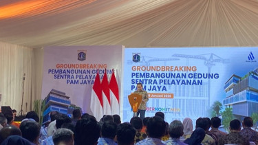 Pramono Anung Resmikan Pembangunan Gedung Sentra Pelayanan PAM Jaya