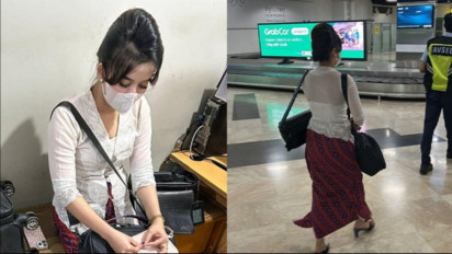 Viral Aksi Wanita Kenakan Seragam Pramugari, Ternyata Ini Motif di Balik Aksinya