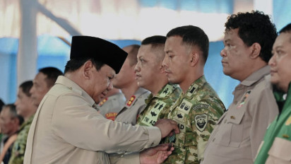 Presiden Prabowo Apresiasi Peran TNI dalam Swasembada Pangan, 29 Personel Terima Tanda Kehormatan