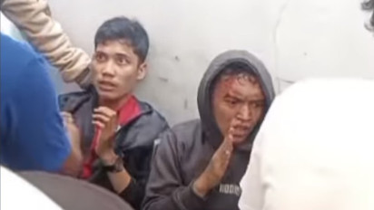 Kebangetan! Dua Maling Motor Beraksi Saat Insiden Kebakaran di Tangerang, Berujung Babak Belur Dihajar Massa