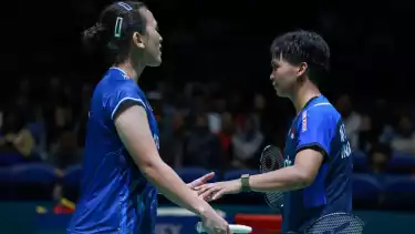 Pasangan ganda putri Indonesia, Febriana Dwipuji Kusuma/Meilysa Trias Puspitasari kandas di perempat final Malaysia Open 2026