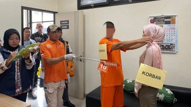 Rekontruksi Kasus Pembunuhan Wanita di Sleman Gegara Cinta Ditolak, Tersangka Peragakan 23 Adegan