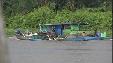 Penambangan Pasir di Sungai Pawan Dikeluhkan Warga Ketapang, Aktivitas Dekat Permukiman
