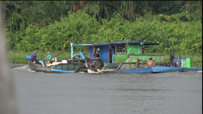 Penambangan Pasir di Sungai Pawan Dikeluhkan Warga Ketapang, Aktivitas Dekat Permukiman