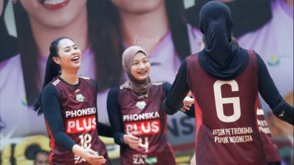 Klasemen Proliga 2026, Sektor Putri: Taklukan Medan Falcons, Gresik Phonska Plus Langsung Naik ke Puncak