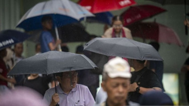 BMKG Beri Peringatan Hujan Merata di Seluruh Wilayah Jakarta Hari Ini