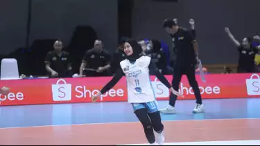 Ersandrina Devega saat membela Jakarta Electric PLN di Proliga 2026.