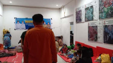 Biringkanaya Dilanda Banjir, Puluhan Warga Mengungsi