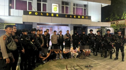 Polres Metro Jakarta Timur Gagalkan Aksi Tawuran di Jakarta Timur