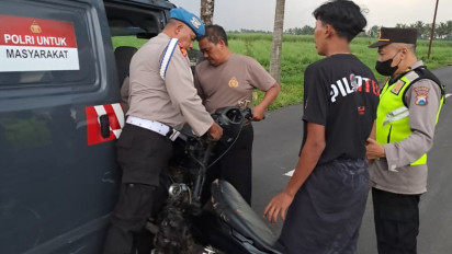 Balap Liar di Gondanglegi Malang Dibubarkan Polisi Usai Laporan ke 110
