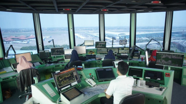 Akibat Cuaca Buruk di Bandara-Soekarno Hatta, AirNav Indonesia Alihkan Pendaratan Sejumlah Pesawat