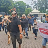 Aksi Hari Kedua Tolak Relokasi RPH Pegirian Ricuh di Balai Kota Surabaya