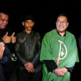 Berlangsung di Teras 5, Misa Awal Tahun di Gunung Padang Berlangsung Khidmat