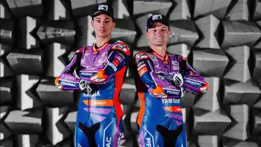 Dua pembalap Pramac Yamaha di MotoGP 2026, Toprak Razgatlioglu dan Jack Miller.