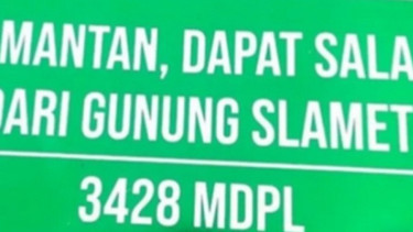 Syafiq Ali Pendaki Gunung Slamet Sempat Beli Online Papan Bertuliskan "Hi Mantan Dapat Salam dari Gunung Slamet 3428 Mdpl", Ditemukan di Jaket Himawan