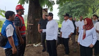Penuhi Pasokan Air Irigasi 1.603 Hektar Sawah, Pemkab. Sumedang Bangun Bendung Cariang