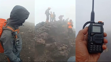 Belum Selesai, Tim SAR Kesulitan Evakuasi Jasad Syafiq Ali dari Kawah Gunung Slamet