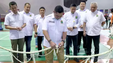 Peresmiam Fasilitas Baru Pelatnas PBSI