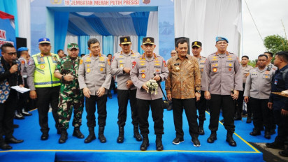 Kapolri Resmikan 19 Jembatan Merah Putih Presisi, Komitmen Tindaklanjuti Arahan Presiden Prabowo