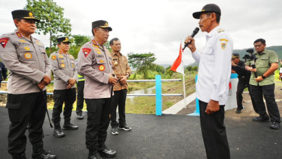 Apresiasi Masyarakat untuk Polri, Jembatan Presisi Dinilai Sangat Bantu Akses Sekolah dan Pertanian Desa