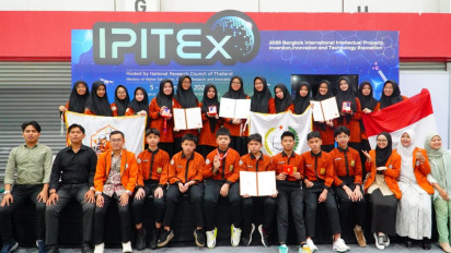 Pelajar Indonesia Borong Medali pada Kompetisi Internasional di Thailand