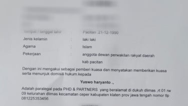 Terlilit Kasus Dugaan Penipuan, Anggota DPRD Pacitan Menghilang Tak Diketahui Keberadaannya