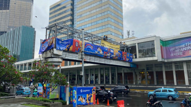 Dirobohkan Era Gubernur DKI Jakarta Anies Baswedan, Begini Penampakan JPO Sarinah yang Dibangun Lagi di Era Pramono