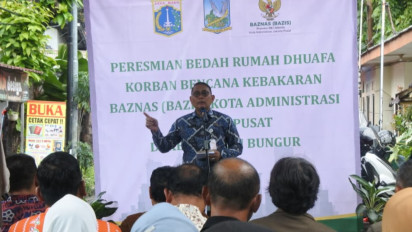 Rumah Korban Kebakaran di Jakarta Pusat Rampung Direnovasi