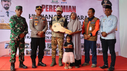 Pemerintah Aceh Timur Resmikan Pembangunan Hunian Sementara BNPB di Pante Bidari