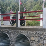 TNI Rampungkan Jembatan Aramco Demi Permudah Akses Warga di Tapanuli Utara