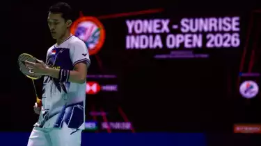 Jonatan Christie di India Open 2026