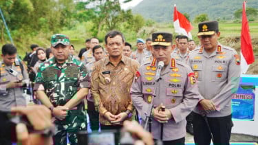Kapolri Resmikan 19 Jembatan Merah Putih Presisi di Jateng, Tindak Lanjut Arahan Presiden Prabowo