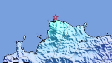 Gempa Dangkal Guncang Tolitoli Sulawesi Tengah Jumat Malam, Tidak Berpotensi Tsunami
