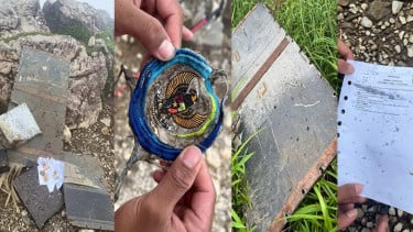 Foto-foto Diduga Serpihan Pesawat ATR yang Hilang di Pegunungan Bantimurung Maros, Perkuat Dugaan Lokasi Jatuh