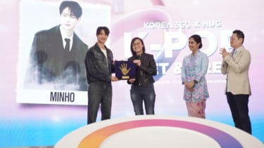 Hadiri M&G dan Handprinting, Minho SHINee Janji Segera Kembali ke Jakarta untuk Konser