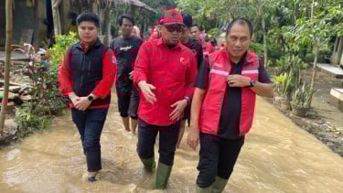 Desa Idaman Jadi Wilayah Langganan Banjir, PDIP Banten Desak Pemerintah Bangun Tanggul Sungai