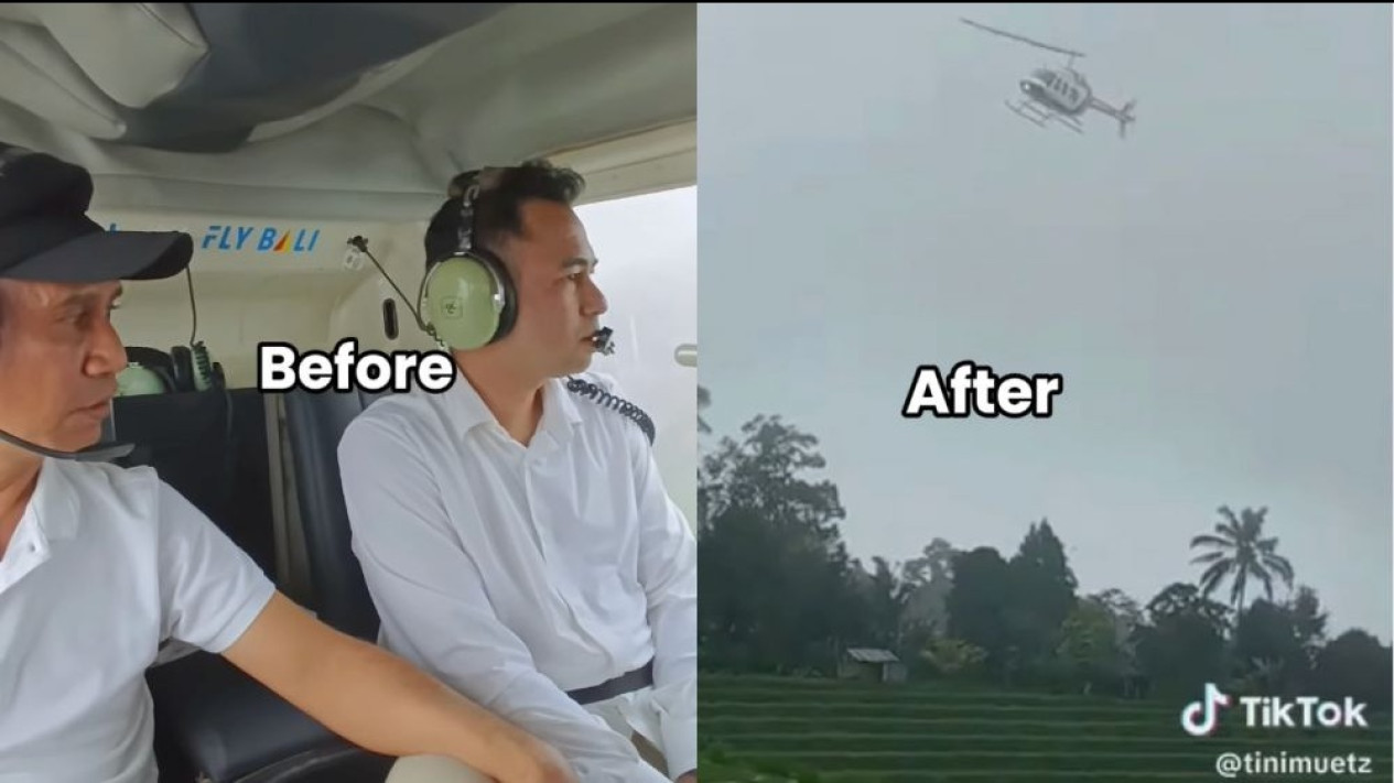 Kronologi Helikopter Raffi Ahmad Nyaris Jatuh di Bali, Terjebak Kabut Tebal hingga Berputar di Udara
            - galeri foto