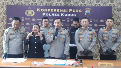 Dilanda Banjir, Polres Kudus Rutin Patroli di Rumah Warga yang Terdampak