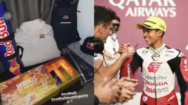 Pembalap Indonesia, Veda Ega Pratama kirim sinyal dapat sponsor baru Red Bull jelang debut di Moto3 2026.