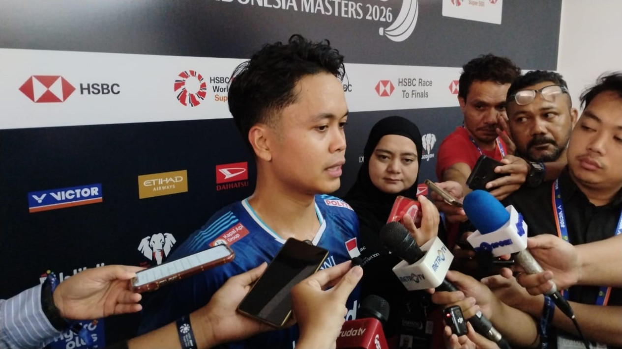 Hasil Indonesia Masters 2026: Anthony Ginting ke Babak Utama, Prahdiska Bagas Dihentikan Wakil Taiwan
            - galeri foto