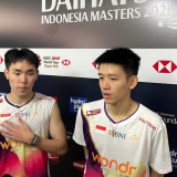 Indra/Joaquin Ungkap Kunci Sukses Lewati Babak Pertama Indonesia Masters 2026