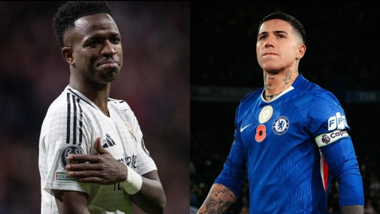 Demi Enzo Fernandez, Real Madrid Disebut Tawarkan Vinicius Jr ke Chelsea
            - galeri foto