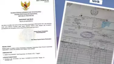 ILUSTRASI - Sertifikat Tanah Girik hingga Letter C Tidak Berlaku Mulai 2 Februari 2026