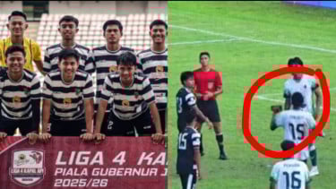 Viral Pemain Persid Jember Paksa Wasit Cek VAR Lewat HP di Liga 4, Netizen: Malu Woi