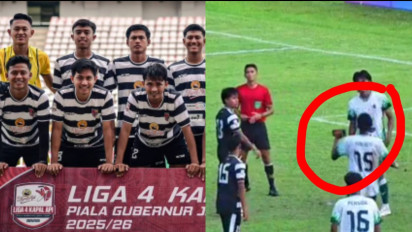 Viral Pemain Persid Jember Paksa Wasit Cek VAR Lewat HP di Liga 4, Netizen: Malu Woi