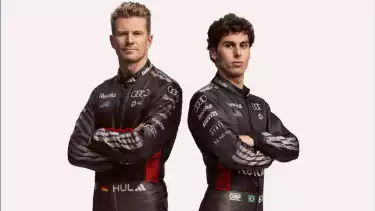 Pembalap Audi, Nico Hulkenberg dan Gabriel Bortoleto untuk Formula 1 (F1) 2026.
