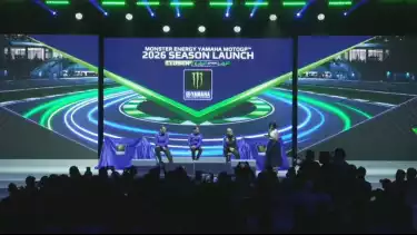 Launching Tim Monster Energy Yamaha untuk MotoGp 2026 di Jakarta