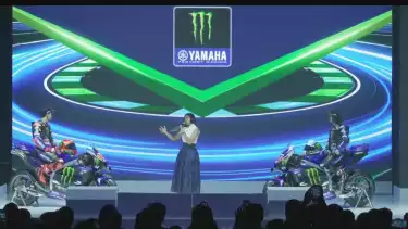 Launching Tim Monster Energy Yamaha untuk MotoGp 2026 di Jakarta