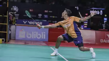 Tunggal putra Indonesia, Alwi Farhan di Indonesia Masters 2026.